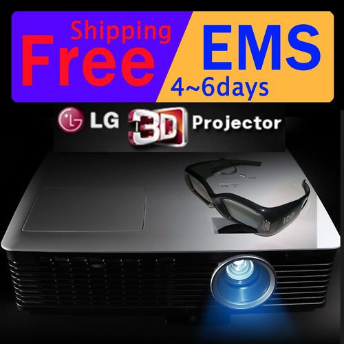 LG Full HD DLP 3200Ansi XGA 3D Projector BX327+3D Glas  