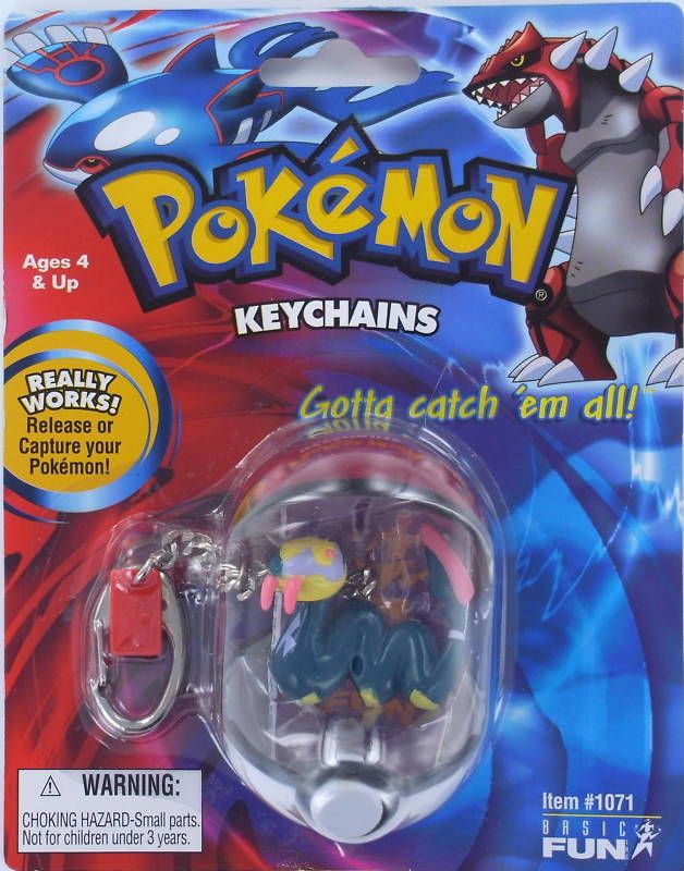 POKEMON Keychain SEVIPER Poke Ball Keyring S10 New  