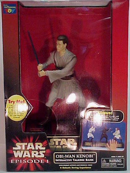 Obi Wan Interactive Talking Figural Star Wars Bank  