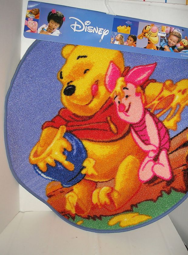 DISNEY WINNIE THE POOH & CIRCLE RUG *HONEY LOVRE *NEW* VERY CUTE 